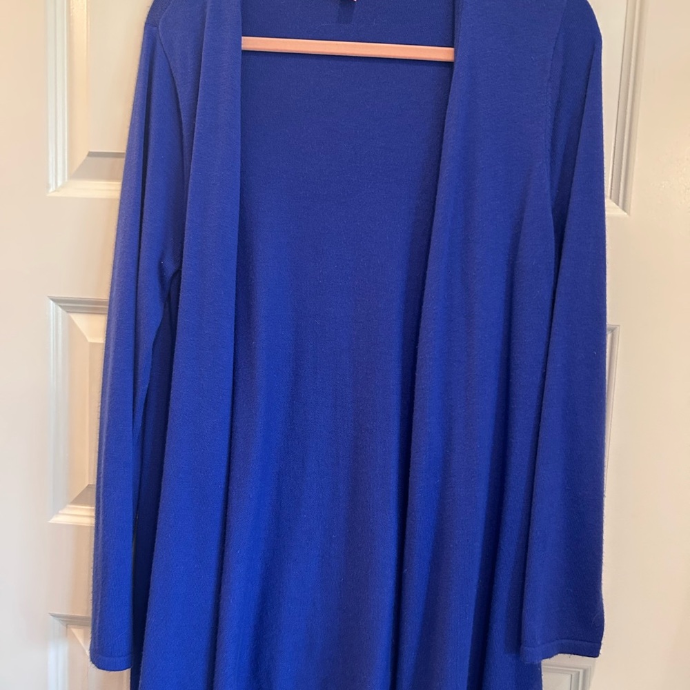 Lilly Pulitzer perfectly Blue lightweight Cardigan Sweater